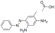 5-(phenylazo)toluene-2,4-diamine monoacetate 구조식 이미지