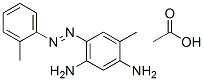 5-(o-tolylazo)toluene-2,4-diamine monoacetate 구조식 이미지