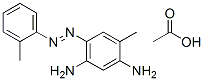 5-(o-tolylazo)toluene-2,4-diamine monoacetate Structure