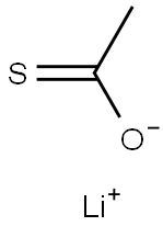 lithium ethanethioate Structure