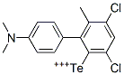 Dichloro[4-(dimethylamino)phenyl](m-tolyl)tellurium(IV) Structure