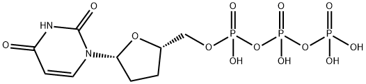 2',3'-디데옥시우리딘-5'-트리포스페이트 구조식 이미지