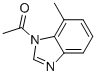 1H-Benzimidazole,1-acetyl-7-methyl-(9CI) Structure