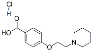 4-[2-(1-Pipiridine)ethoxybenzoic acid hydrochloride Structure