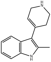 4-(2-메틸인돌릴-3)-1,2,5,6-테트라히드로피리딘 구조식 이미지