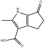 Cyclopenta[b]pyrrole-3-carboxylic acid, 1,4,5,6-tetrahydro-2-methyl-6-oxo- (9CI) Structure