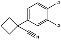 1-(3,4-DICHLOROPHENYL)CYCLOBUTANECARBONITRILE Structure