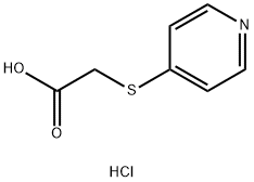 4-PYRIDYLTHIOACETIC ACID HCL Structure