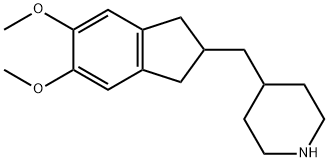 5,6-Dimethoxy-2-[(4-piperidyl)methyl]indane  (Donepezil Impurity) 구조식 이미지