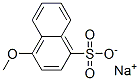 sodium 4-methoxynaphthalenesulphonate Structure