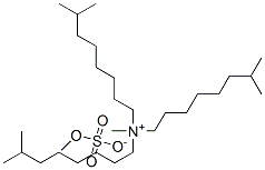 triisononyl(methyl)ammonium methyl sulphate Structure