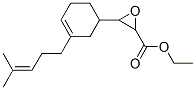 ethyl 3-[3-(4-methylpent-3-enyl)cyclohex-3-en-1-yl]oxirane-2-carboxylate 구조식 이미지