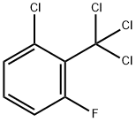 2-CHLORO-6-FLUOROBENZOTRICHLORIDE 구조식 이미지
