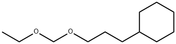 Cyclohexane,[3-(ethoxymethoxy)propyl]- Structure