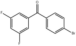 4-BROMO-3',5'-DIFLUOROBENZOPHENONE Structure