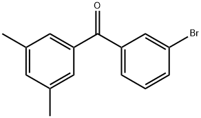 3-BROMO-3',5'-DIMETHYLBENZOPHENONE Structure