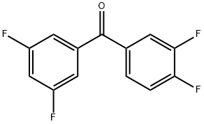 3,3',4,5-TETRAFLUOROBENZOPHENONE Structure