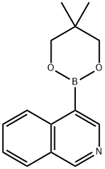 ISOQUINOLINE-4-BORONIC ACID 2,2-DIMETHYLPROPANEDIOL-1,3 CYCLIC ESTER Structure