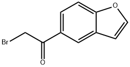 1-(1-BENZOFURAN-5-YL)-2-BROMO-1-ETHANONE Structure