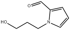 1H-Pyrrole-2-carboxaldehyde, 1-(3-hydroxypropyl)- (9CI) 구조식 이미지