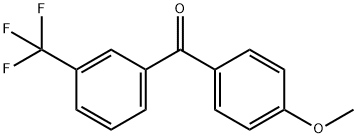 4'-methoxy-3-(trifluoromethyl)benzophenone Structure