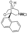 5-(1-Naphthalenyl)-6,8-dioxa-3-azabicyclo(3.2.1)octane hydrochloride Structure