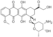 9-deoxydoxorubicin Structure