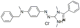 5-[[4-[benzylmethylamino]phenyl]azo]-1,4-dimethyl-3-phenyl-1H-1,2,4-triazolium chloride 구조식 이미지