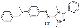 5-[[4-[benzylmethylamino]phenyl]azo]-1,4-dimethyl-3-phenyl-1H-1,2,4-triazolium chloride Structure