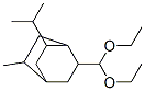 2-(diethoxymethyl)-5-methyl-7-(1-methylethyl)bicyclo[2.2.2]octane Structure