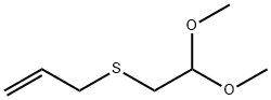 3-[(2,2-dimethoxyethyl)thio]propene 구조식 이미지