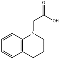 3,4-DIHYDRO-1(2H)-QUINOLINEACETIC ACID Structure