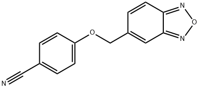 4-(2,1,3-BENZOXADIAZOL-5-YLMETHOXY)BENZONITRILE Structure