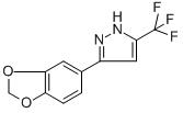 3-(1,3-BENZODIOXOL-5-YL)-5-(TRIFLUOROMETHYL)-1H-PYRAZOLE Structure