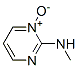 2-Pyrimidinamine, N-methyl-, 1-oxide (9CI) 구조식 이미지