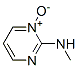 2-Pyrimidinamine, N-methyl-, 1-oxide (9CI) Structure