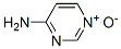 4-Pyrimidinamine, 1-oxide (9CI) Structure