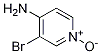 3-브로모피리딘-N-옥사이드-4-아민 구조식 이미지