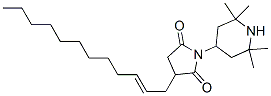 3-(2-dodecenyl)-1-(2,2,6,6-tetramethyl-4-piperidyl)pyrrolidine-2,5-dione Structure