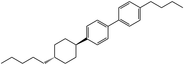 trans-4-butyl-4'-(4-pentylcyclohexyl)-1,1'-biphenyl Structure