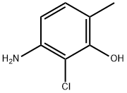 3-Amino-2-chlor-6-methylphenol Structure