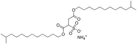 ammonium 1,4-diisotridecyl sulphonatosuccinate Structure