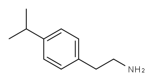 Benzeneethanamine, 4-(1-methylethyl)- (9CI) 구조식 이미지