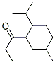 1-[5-methyl-2-(1-methylethyl)-2-cyclohexen-1-yl]propan-1-one  구조식 이미지