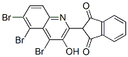 2-(4,,-tribromo-3-hydroxyquinolin-2-yl)-1H-indene-1,3(2H)-dione Structure