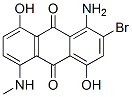 1-aminobromo-4,8-dihydroxy-5-(methylamino)anthraquinone  Structure
