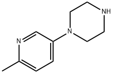 Piperazine, 1-(6-methyl-3-pyridinyl)- (9CI) Structure