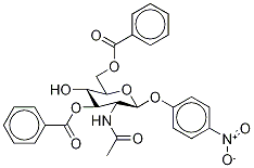 p-Nitrophenyl 2-Acetamido-2-deoxy-3,6-di-O-benzoyl--D-glucopyranoside 구조식 이미지