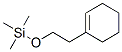 1-Trimethylsiloxy-2-(1-cyclohexenyl)ethane Structure