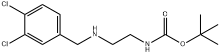 CarbaMicacid,[2-[[(3,4-디클로로페닐)메틸]aMino]에틸]-,1,1-디메틸에틸에스테르(9CI) 구조식 이미지